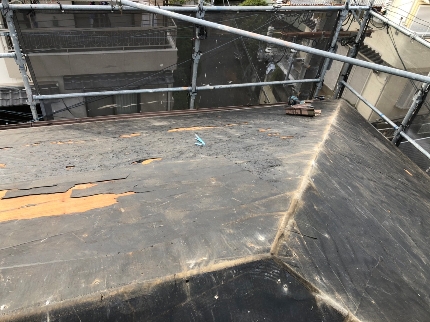 コロニアルクワッド撤去